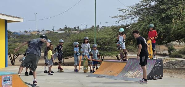 House of Skate maintenance day at Jaburibari park