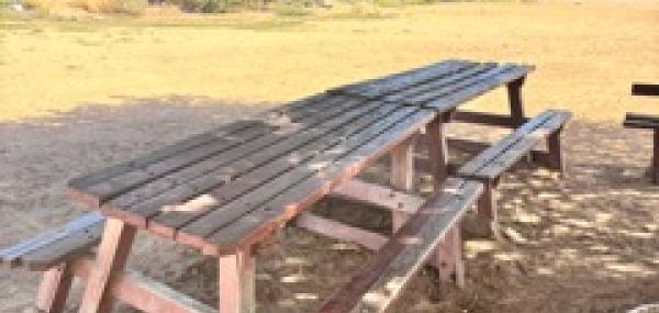 Picnic table project at our school