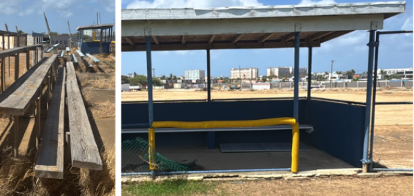 Verfmento completo di 5 tribune, 