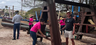 SAT: Pinta y drecha gardin na Grupo Scout Sonrisa