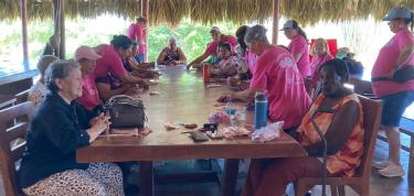 Creatieve activiteit met KWF klanten 